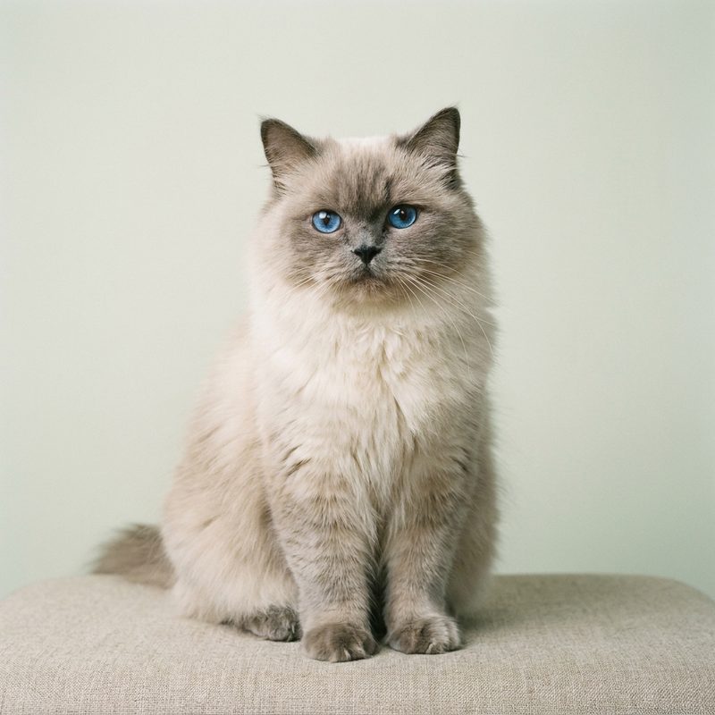 Mia, a Himalayan cat re-homed through Pet Station